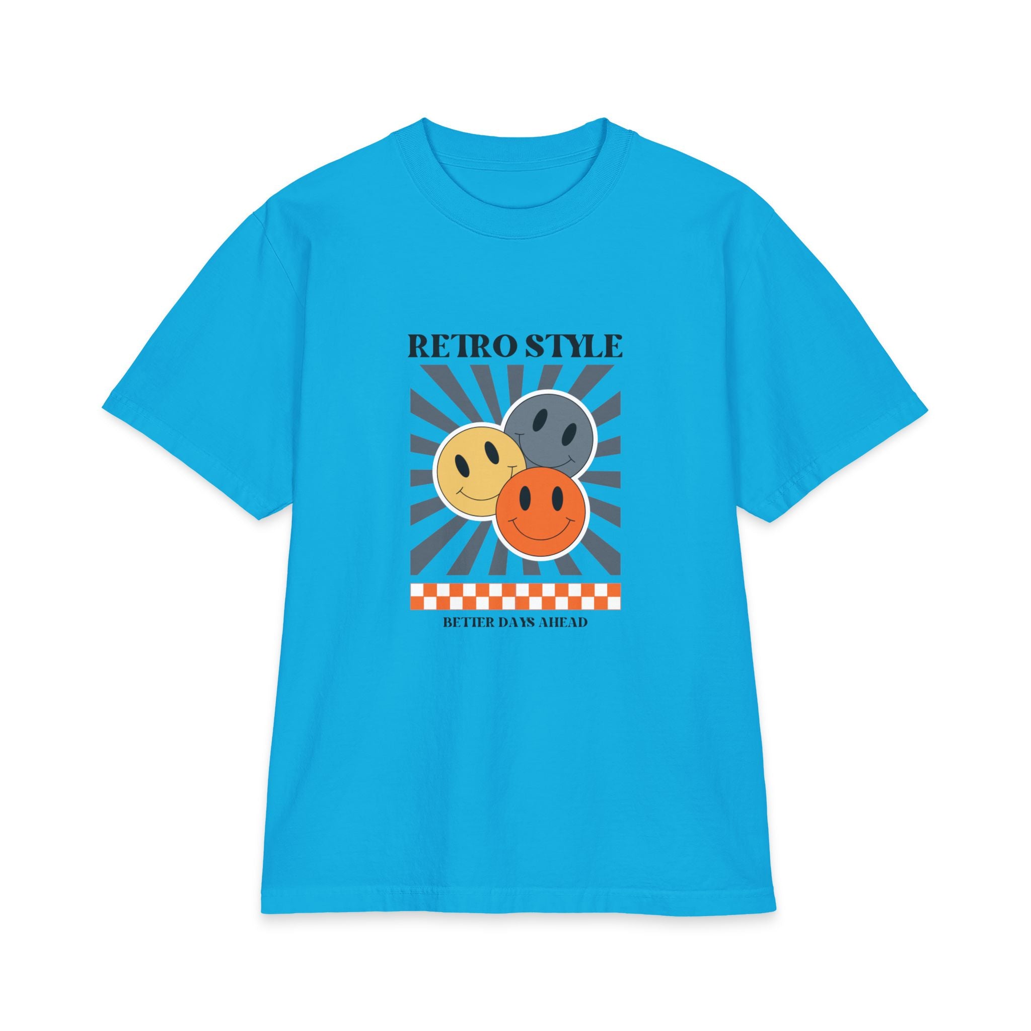 Retro Smiley T‑Shirt Vintage Happy Face Graphic