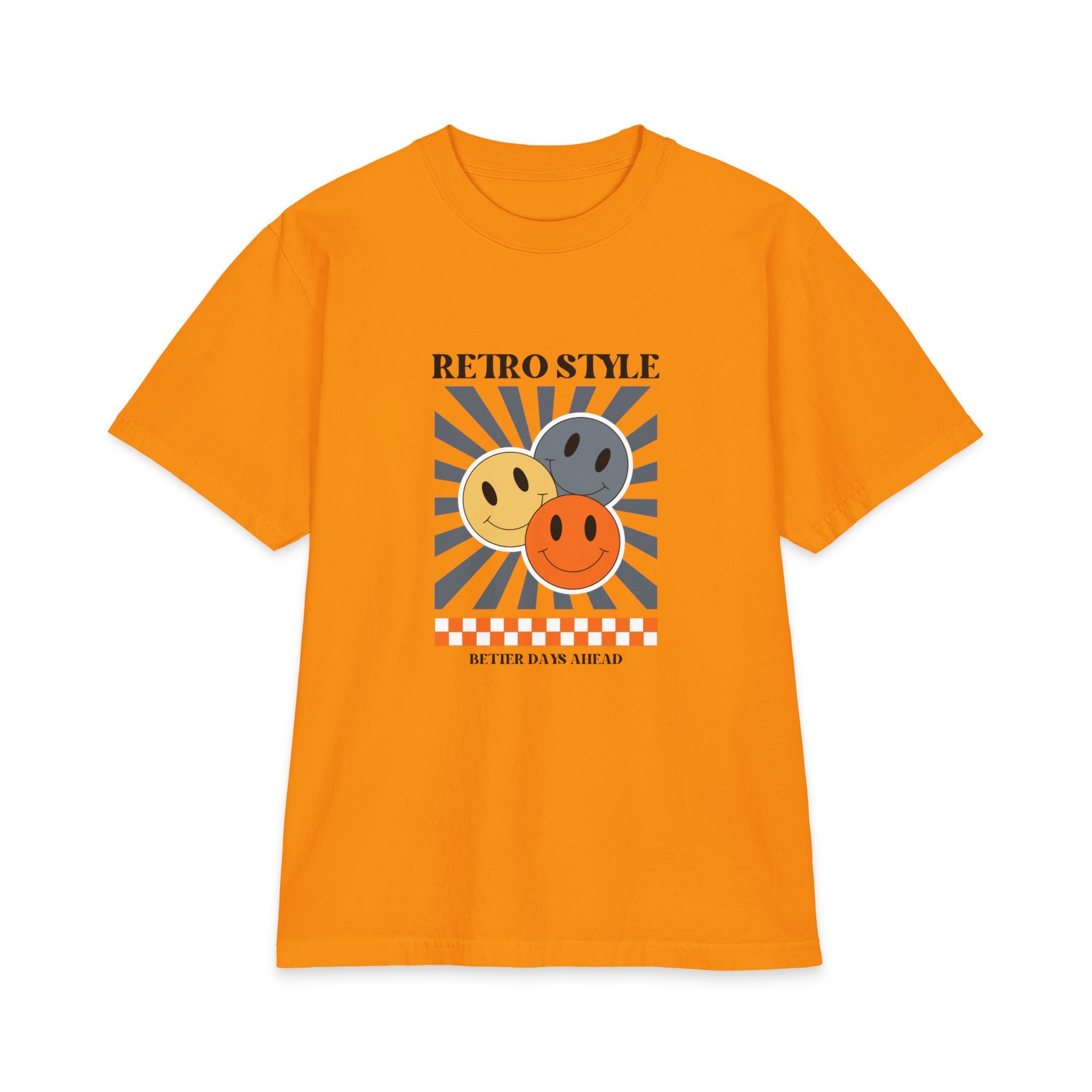 Retro Smiley T‑Shirt Vintage Happy Face Graphic