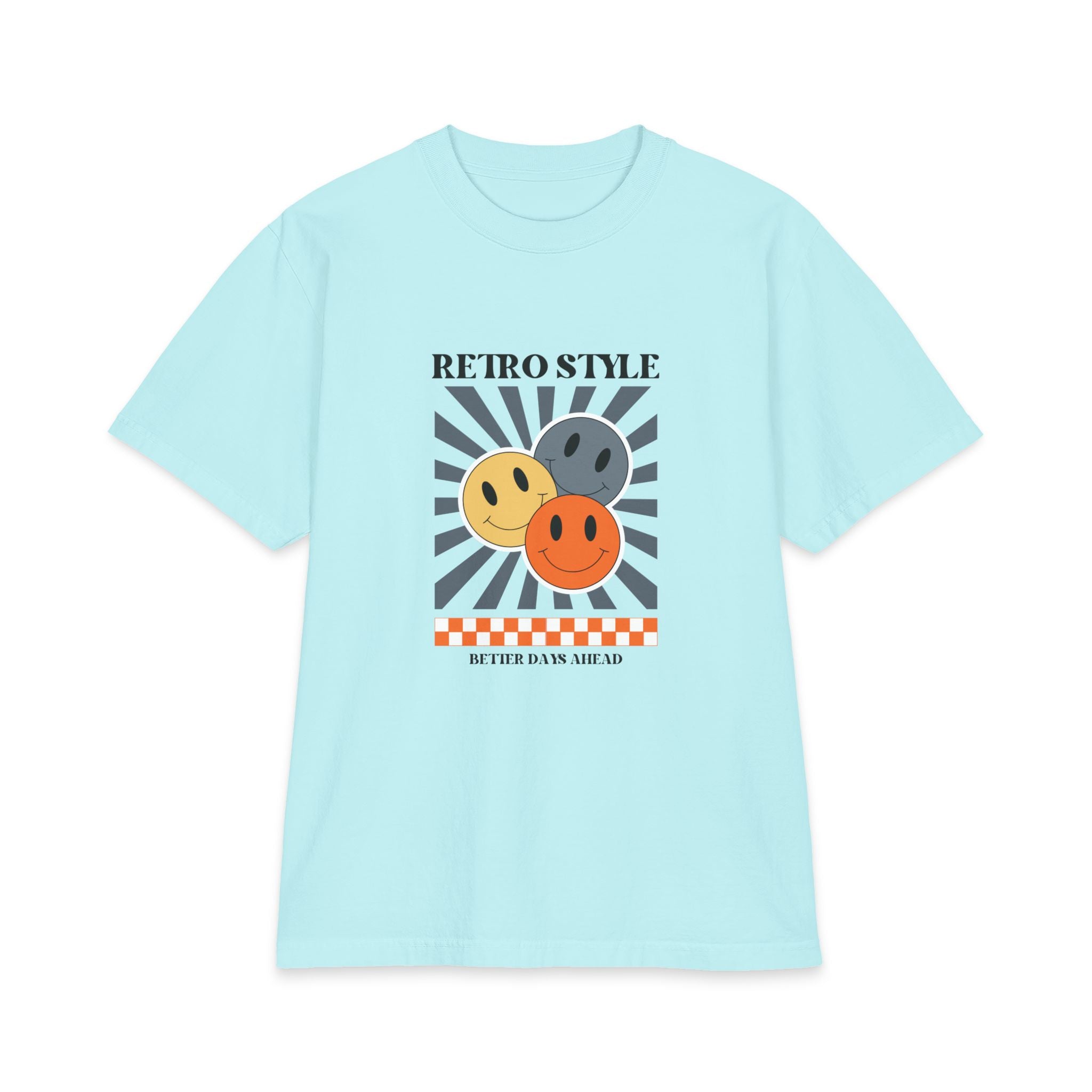 Retro Smiley T‑Shirt Vintage Happy Face Graphic