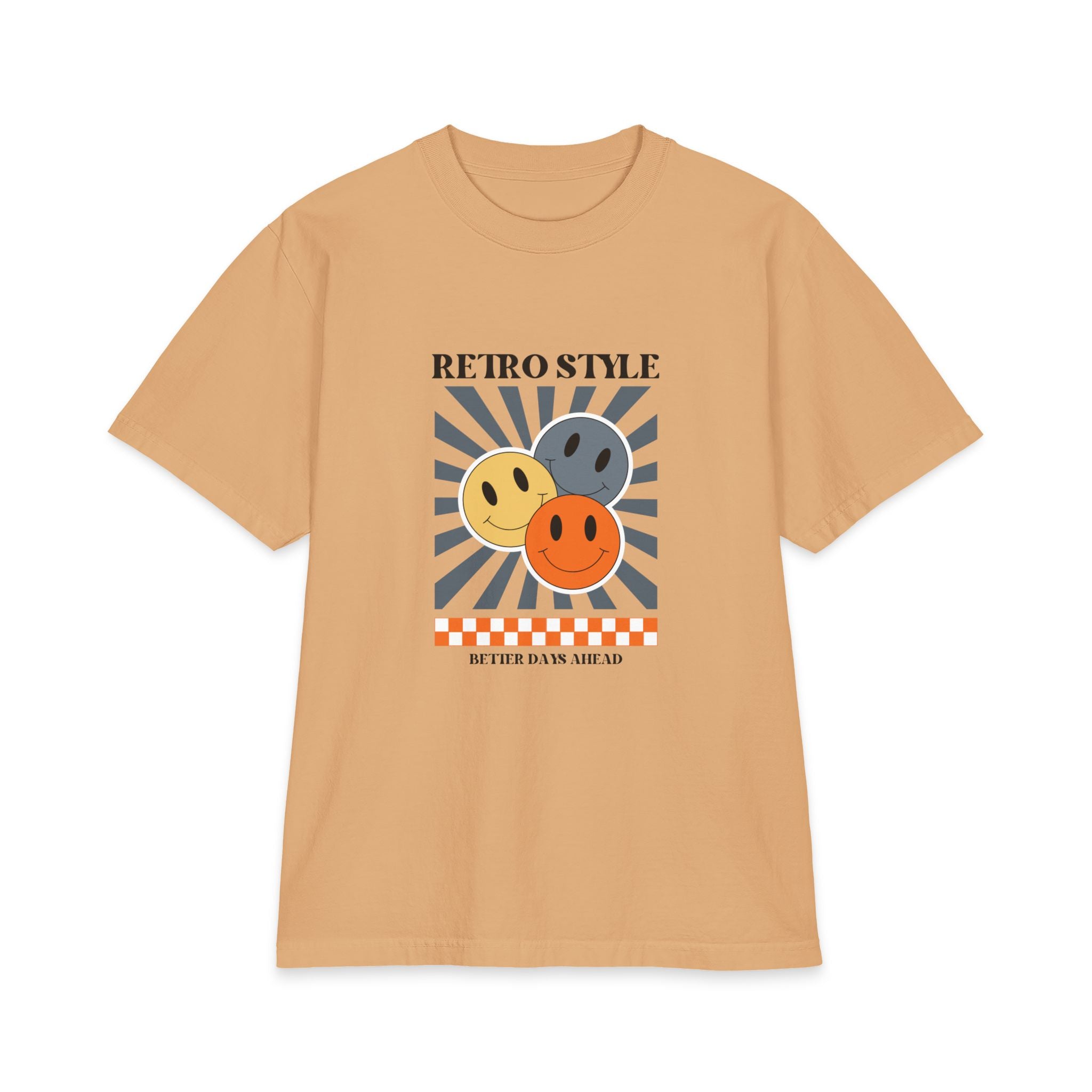 Retro Smiley T‑Shirt Vintage Happy Face Graphic