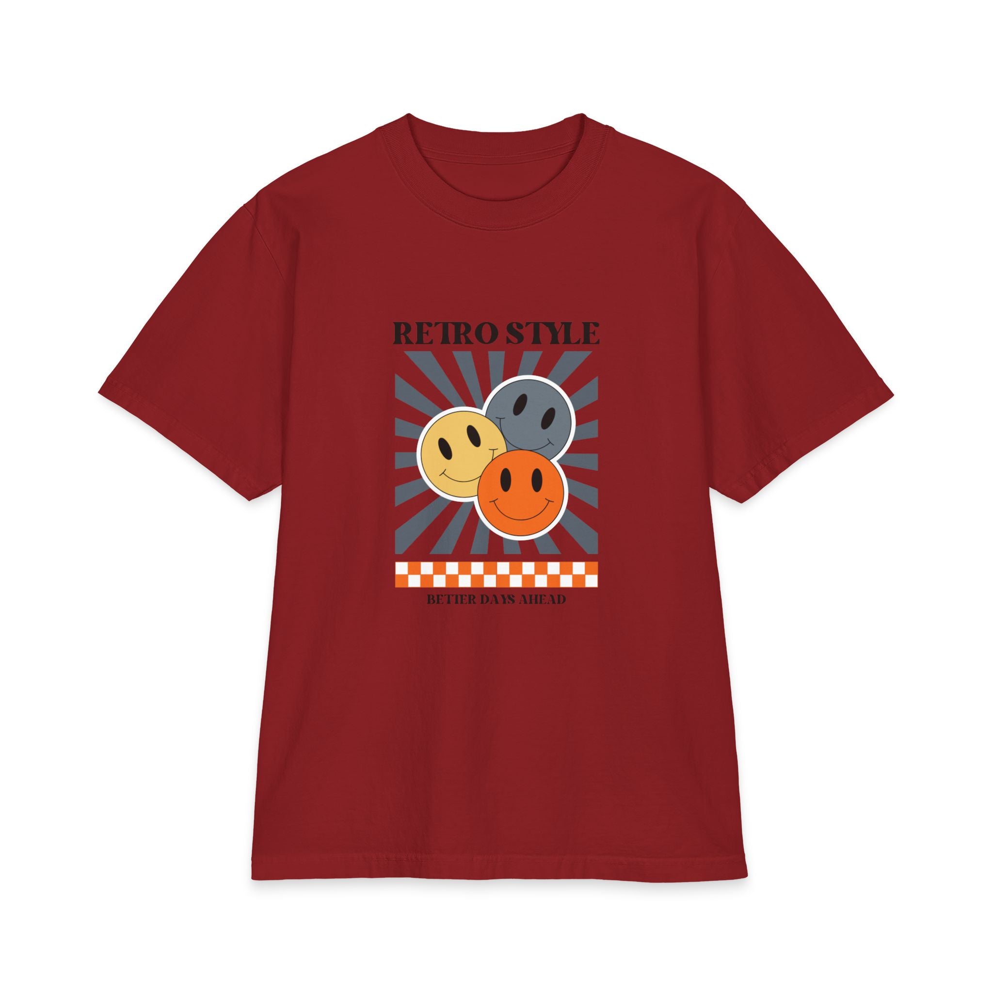 Retro Smiley T‑Shirt Vintage Happy Face Graphic