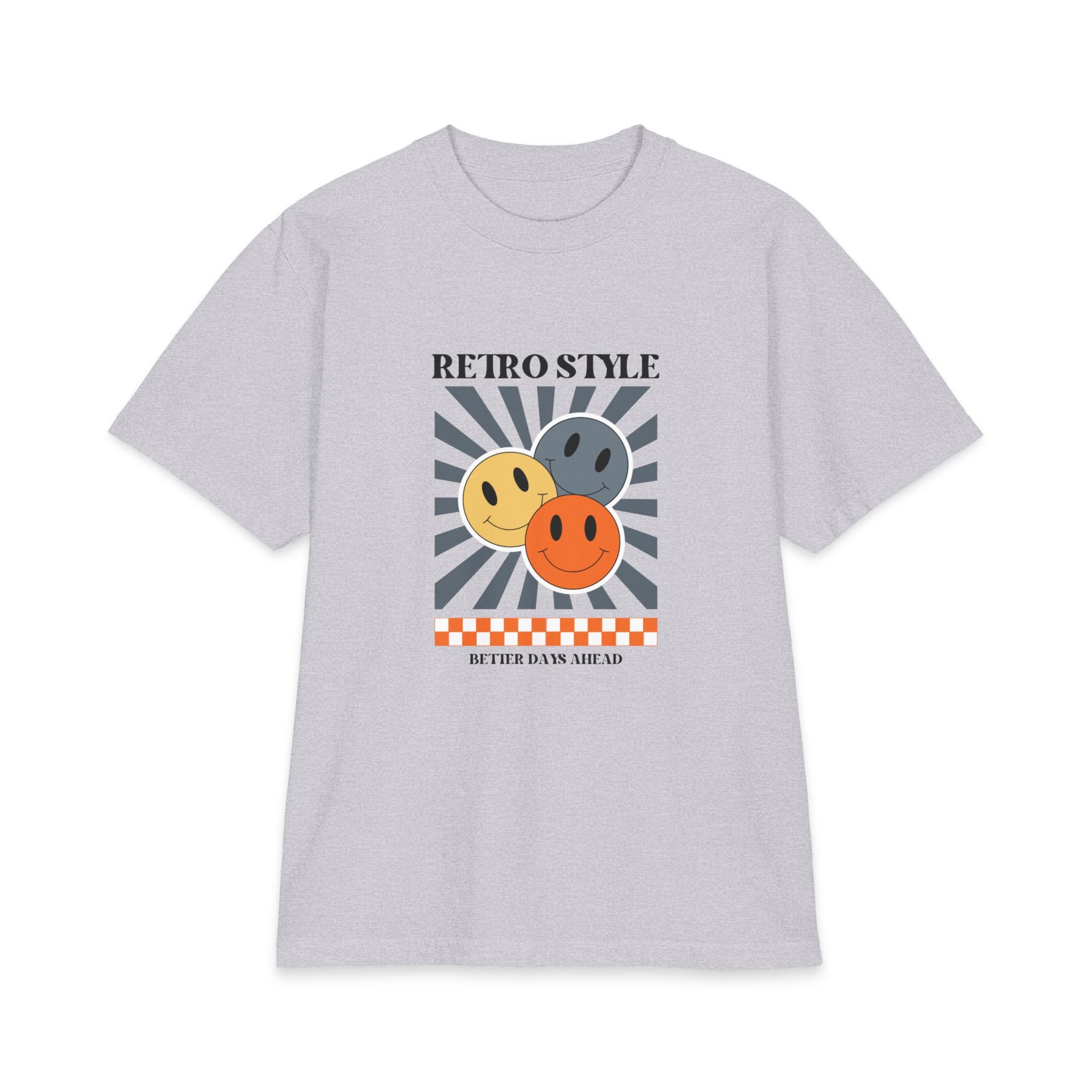 Retro Smiley T‑Shirt Vintage Happy Face Graphic